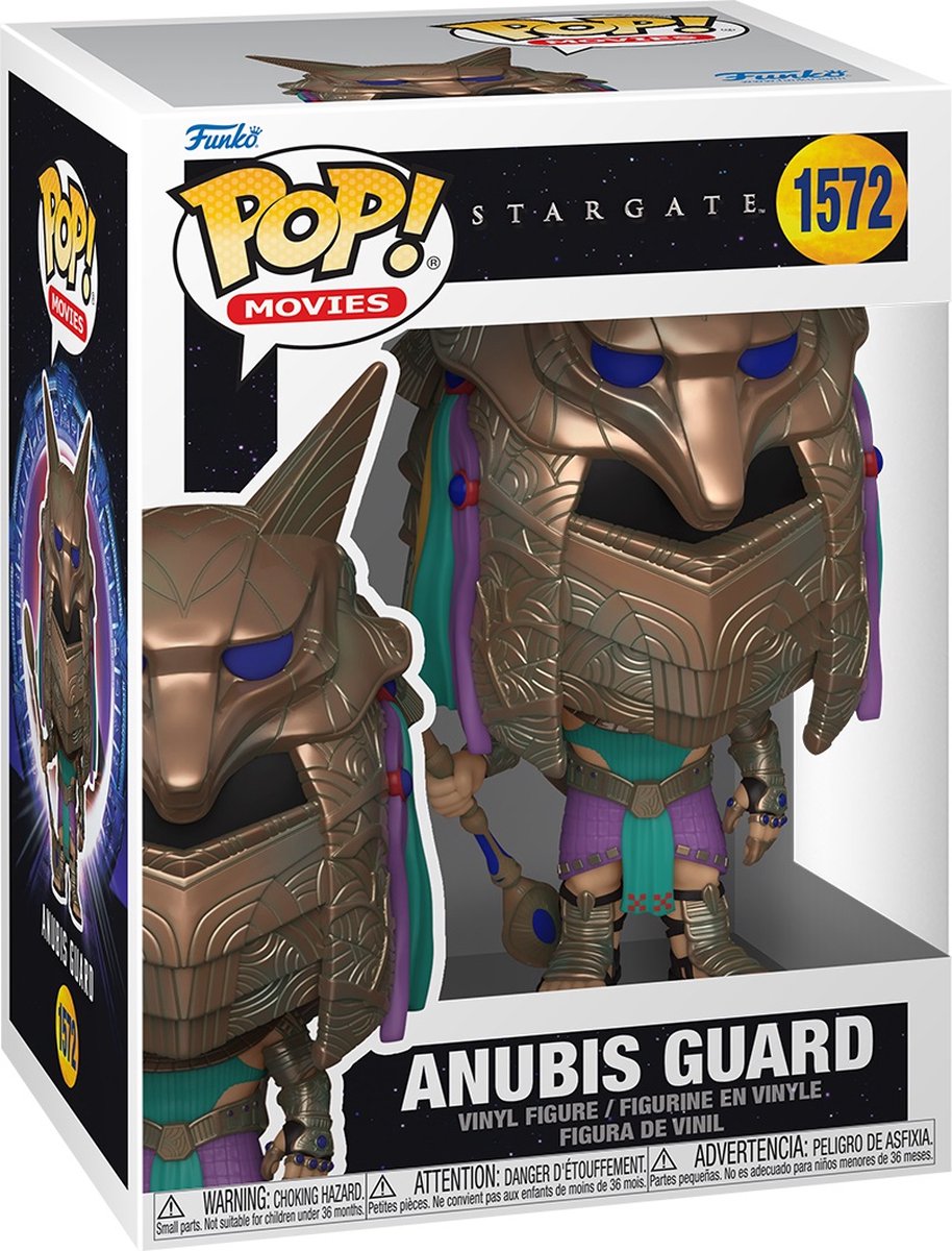 Funko stargate anubis garde figurine en vinyle 1572 pop! multicolore - pvc - fan merch, film