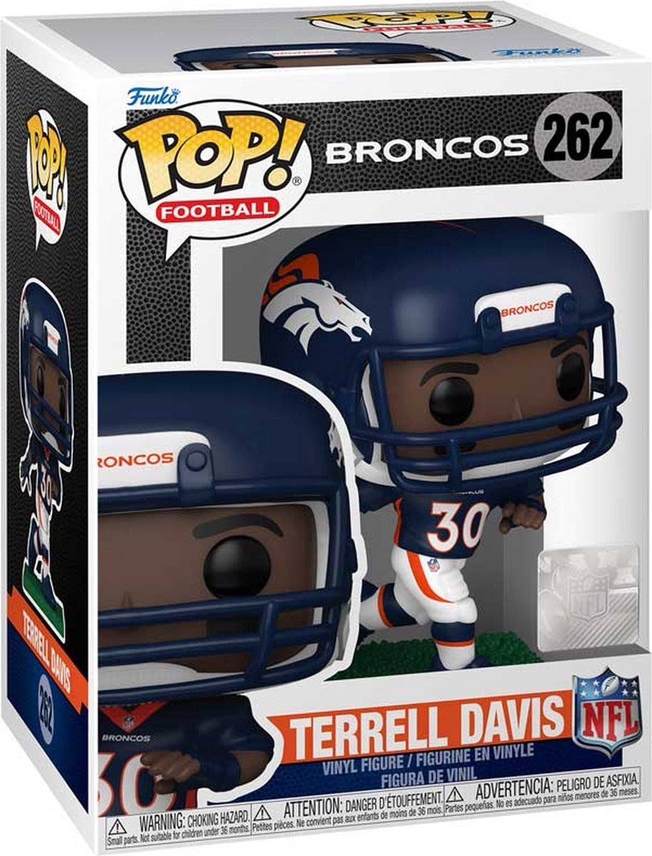 Funko légendes pop ! NFL : Terell Davis (Broncos) pour Sports Fanzone