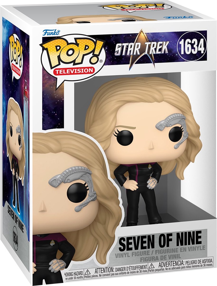 Funko-pop ! télévision : star trek picard - sept sur neuf #1634