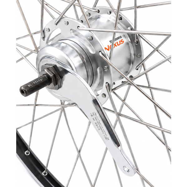 Shimano achterwiel 28 inch zac2000 - nexus 7-remnaaf - zwart geslepen