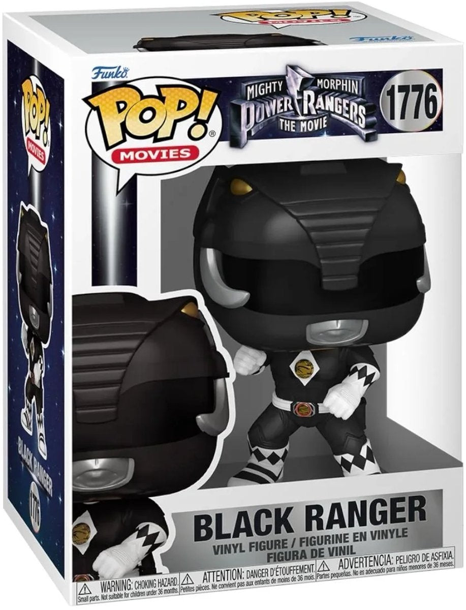 Funko Mighty Morphin Power Rangers : le film pop ! films figurine en vinyle ranger noir 9 cm pop! chiffre