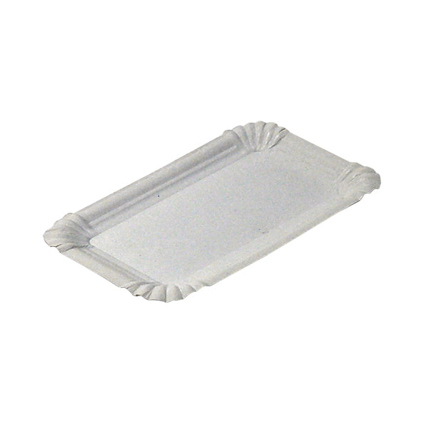 Vaisselle en carton non doublée duplex blanc 12x19cm (1000 pièces)