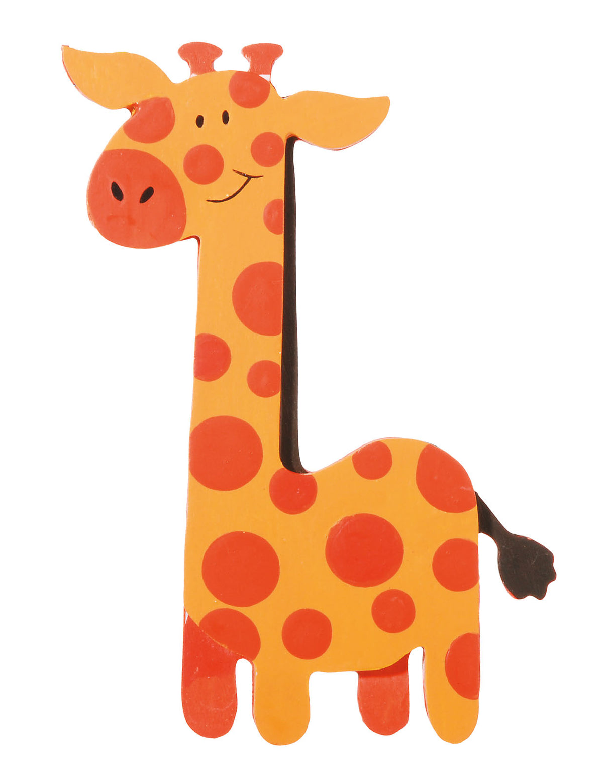 Darice • girafe en forme de bois peint