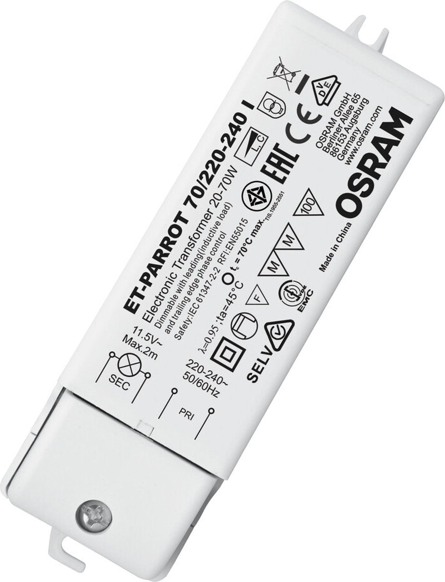 Système d'éclairage basse tension transformateur perroquet Osram - 4008321111593 - e3ayc