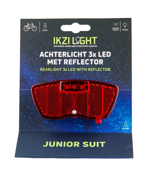 Ikzi clair arrière de lumière arrière junior 3xled