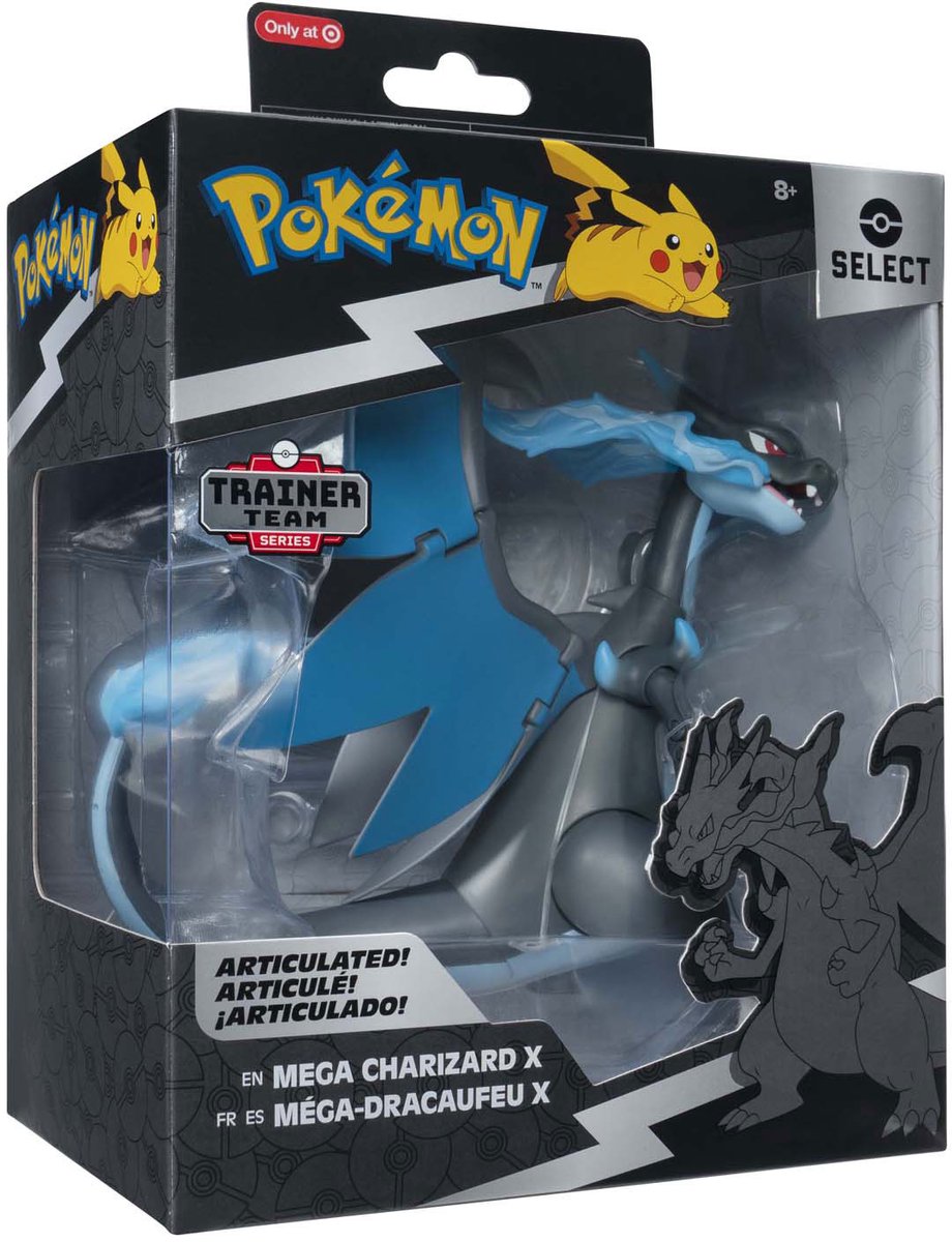 Jazwares figurines Pokémon figurine méga-charizard, 15cm