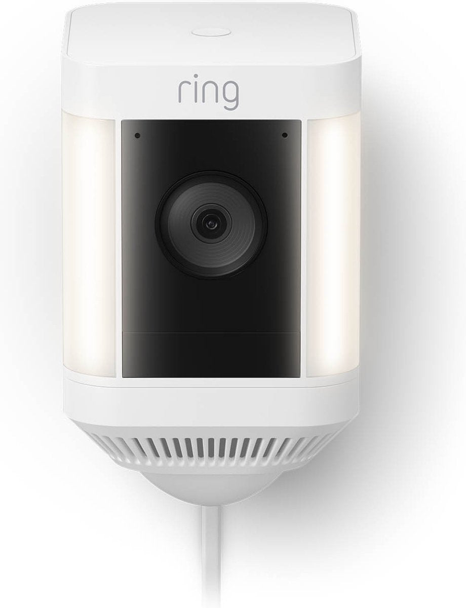 Ring Spotlight Cam Plus - Plug-in - Caméra de sécurité - Blanc