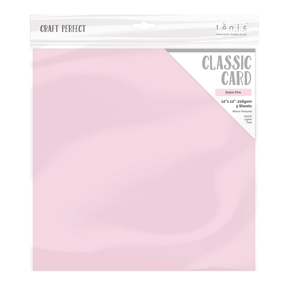 Craft perfect par Tonic Studios Craft Perfect • carte classique 30,5x30,5 cm 5pcs rose ballet