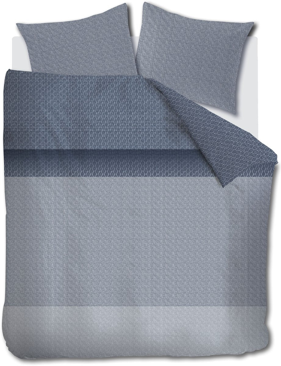Beddinghouse sanna dekbedovertrek - lits-jumeaux - 240 x 200 220 cm - blauw