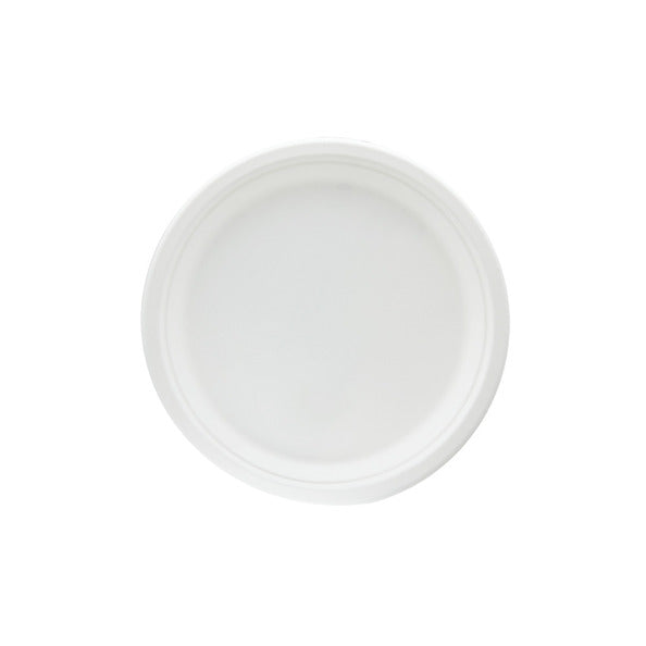 Assiette ronde canne à sucre 26cm (500 pièces)