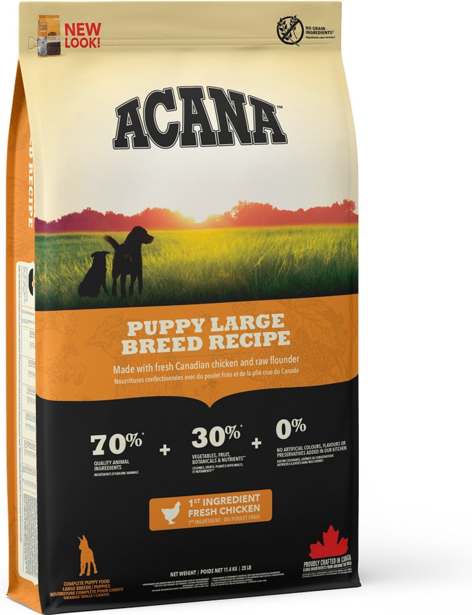 Chiot chien Acana grande race - 11,4 kg