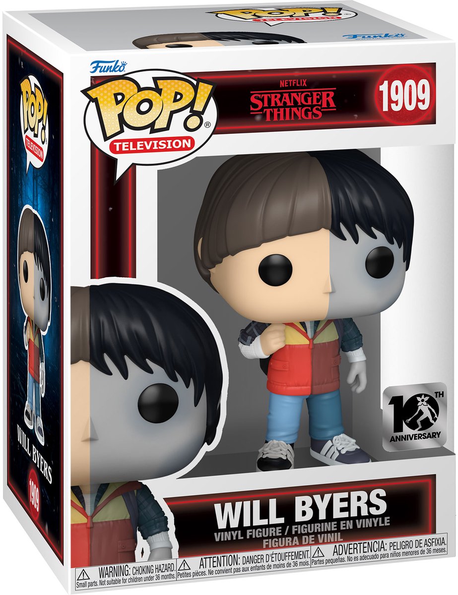 Funko-pop ! télévision : choses étranges - will byers (split) #1909