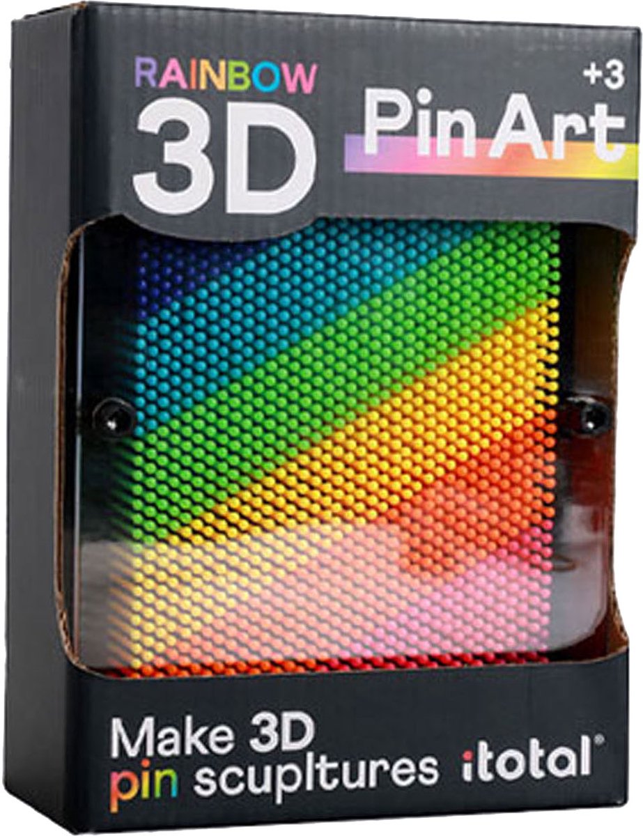 I-total pinart grande impression 3D jouet arc-en-ciel multicolore.