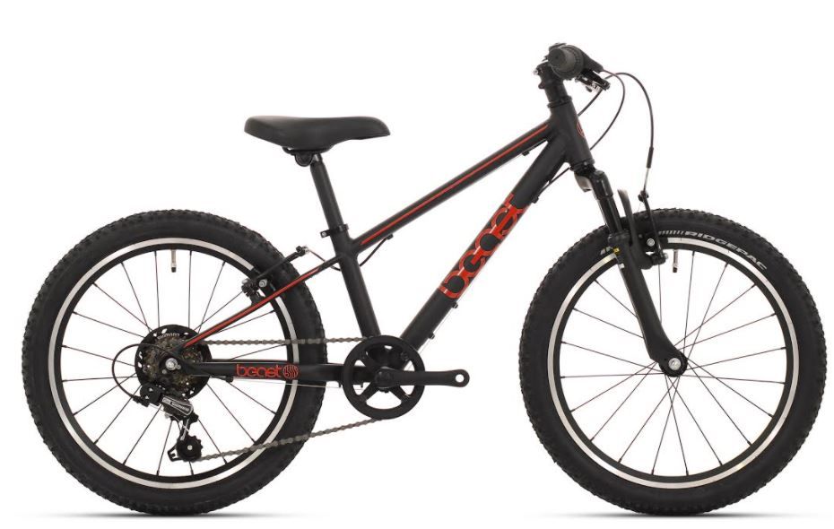 Vélo pour enfants Bikefun Beast 26 pouces avec Shimano 6 vitesses et freins en V - noir rouge