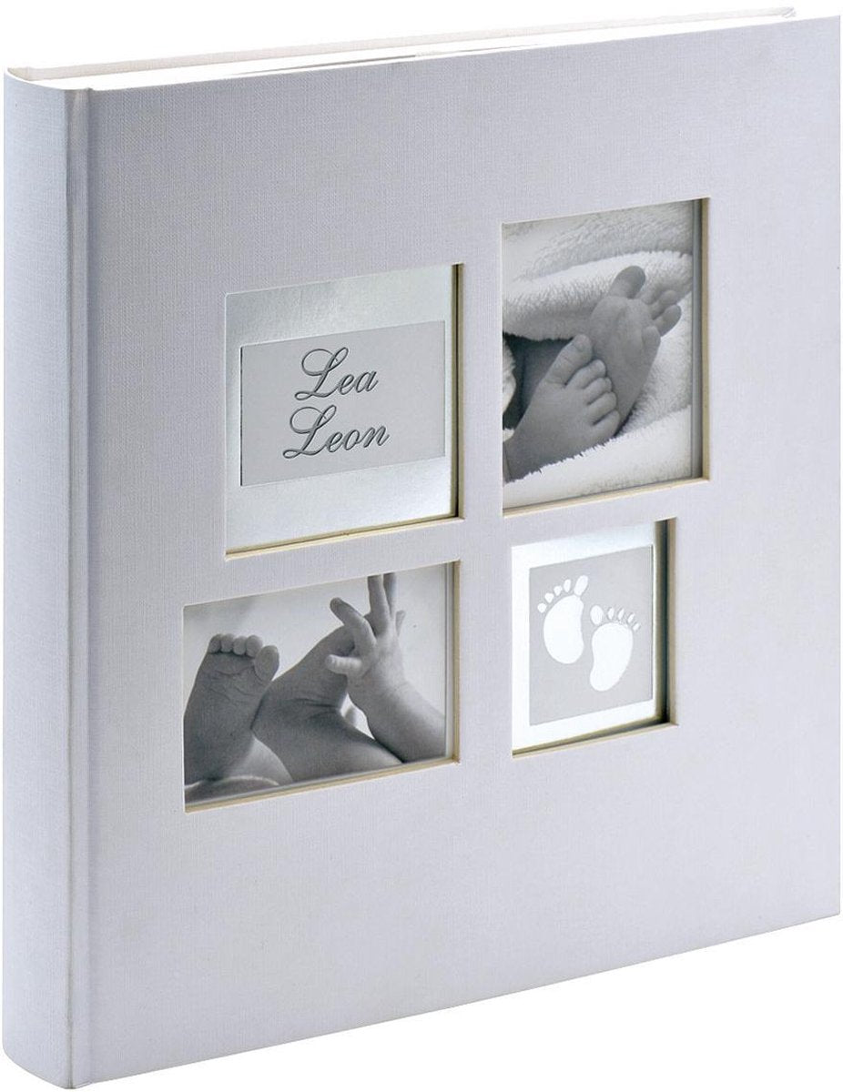 Walther uk-172 Little Foot - album bébé - taille 29 x 30,5 cm - blanc