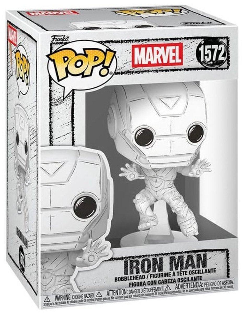 Funko-pop ! merveille : esquissé - iron man #1572