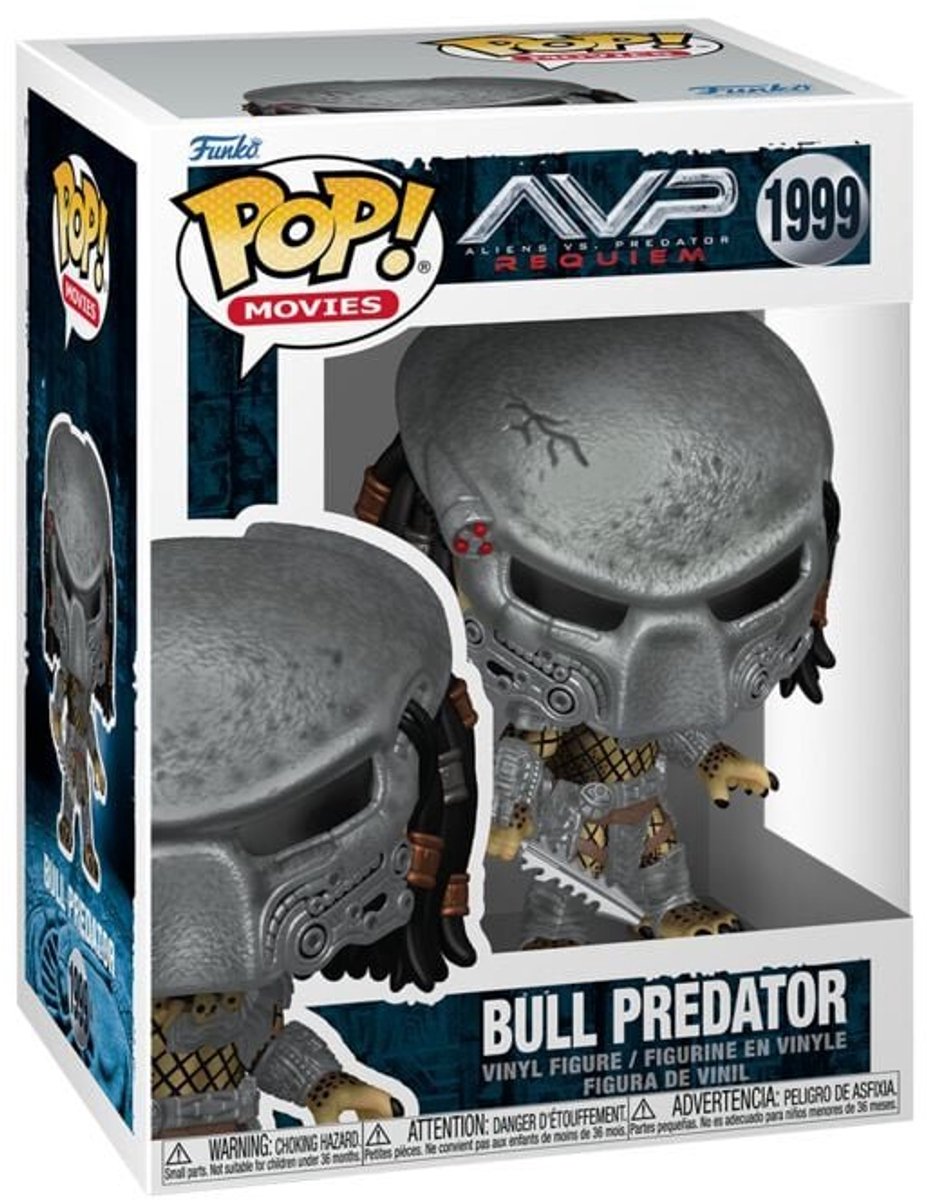Funko alien contre prédateur taureau prédateur figurine en vinyle 1999 pop unisexe ! - neutre - standard