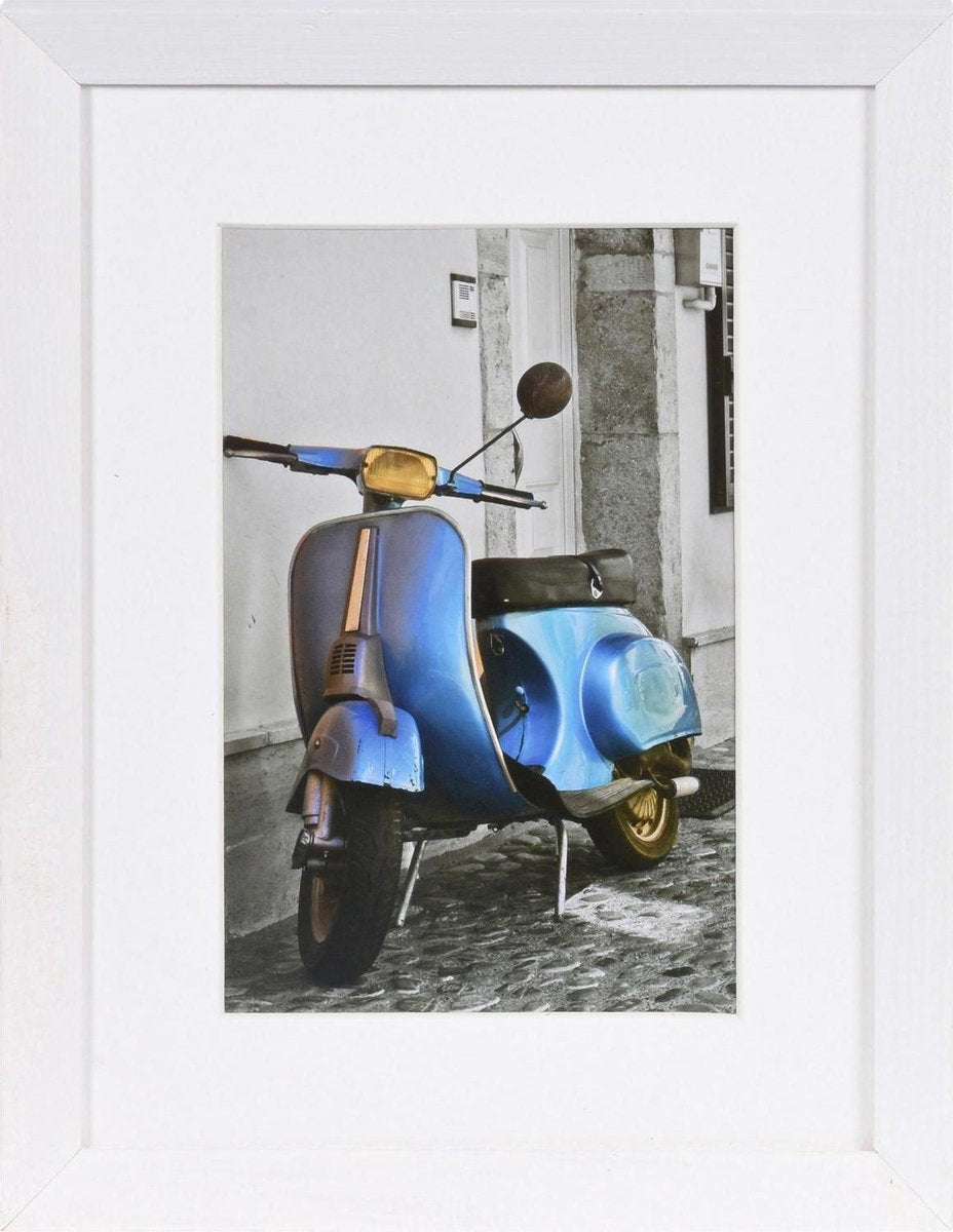 Cadre photo Henzo - - Ombrie - format photo 15x20 cm - blanc