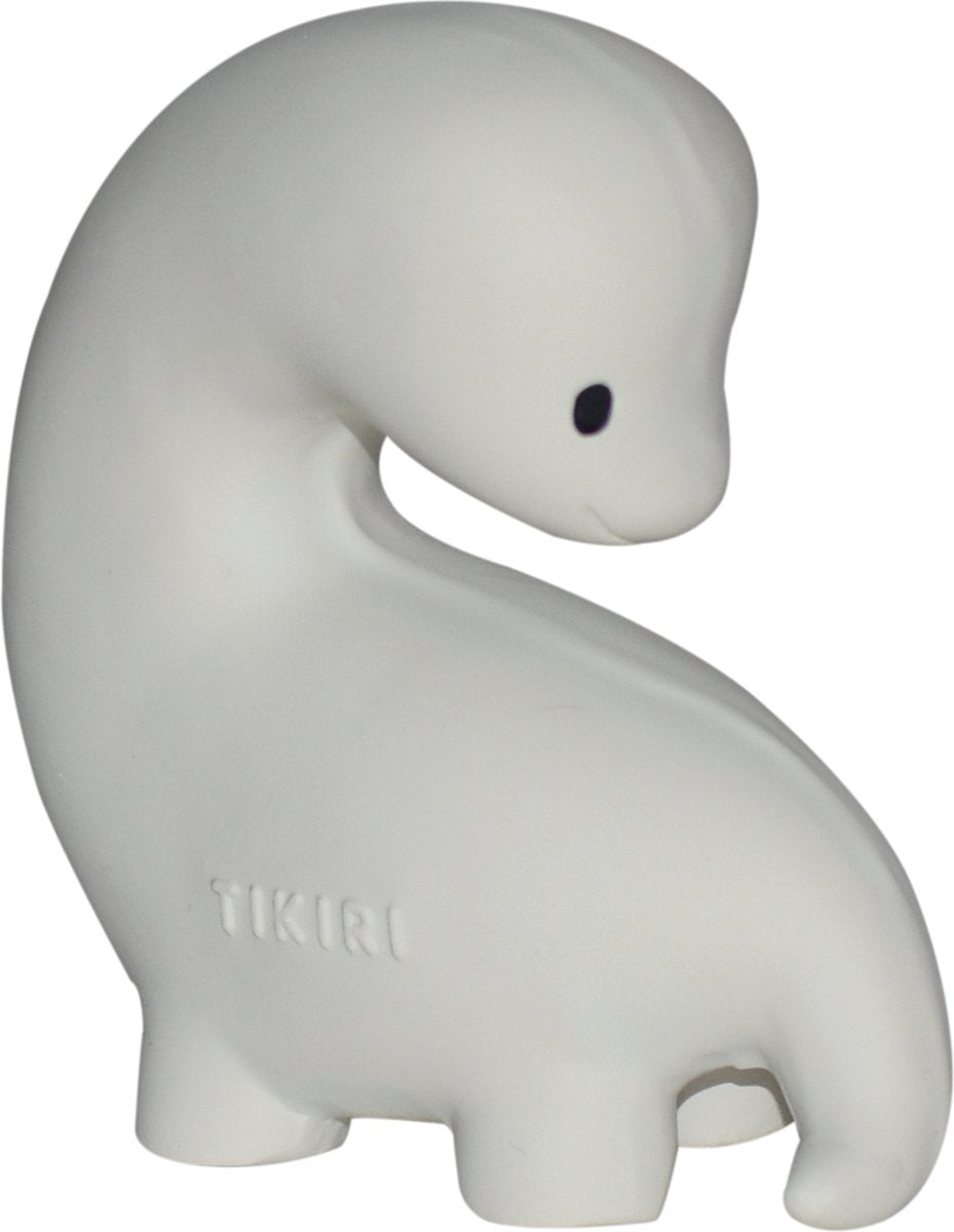 Tikiri mon premier dinosaure - brachi - caoutchouc naturel - avec clochette - 0 ans