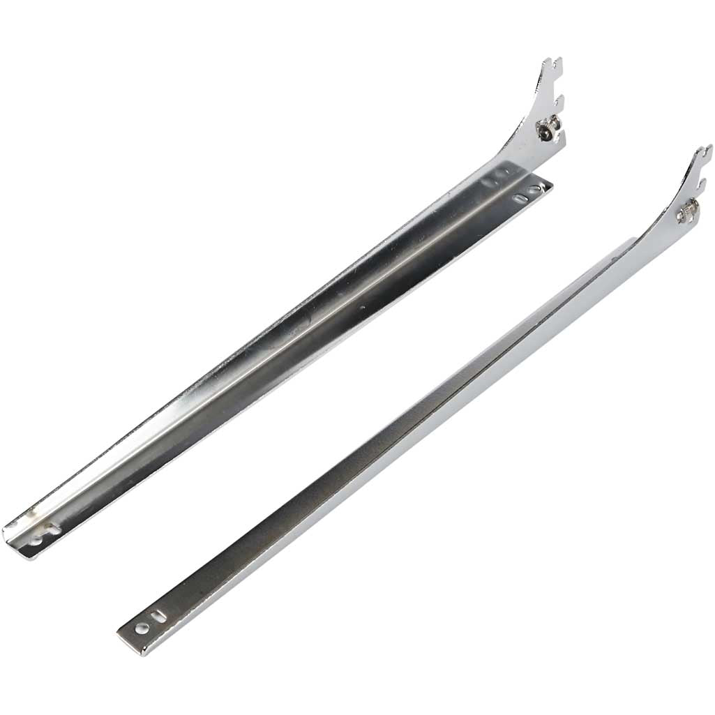 Supports d'étagères, l: 400 mm, 5 jeux 1 carton
