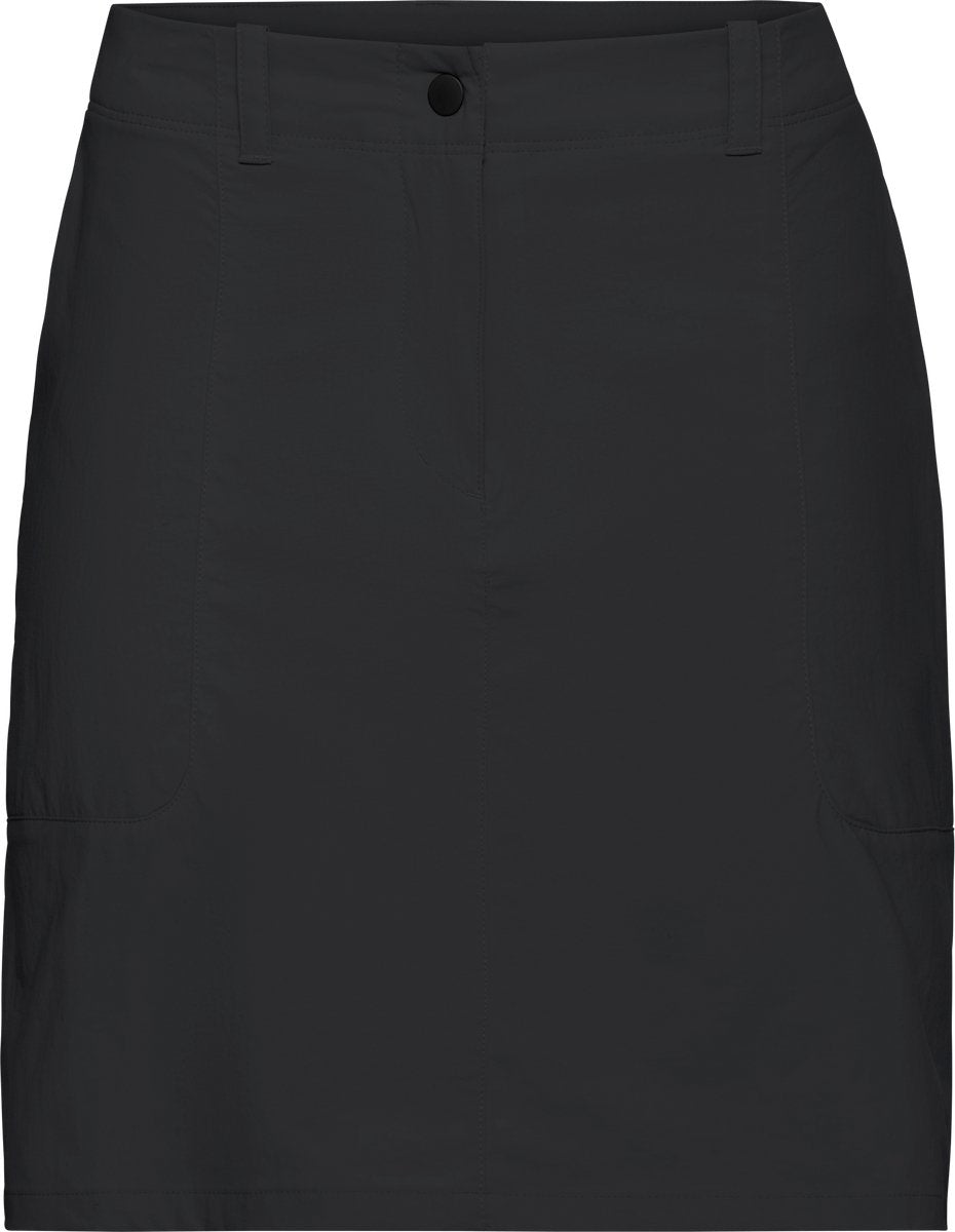 Jack wolfskin desert skort w jupe d'extérieur pour femme-noir