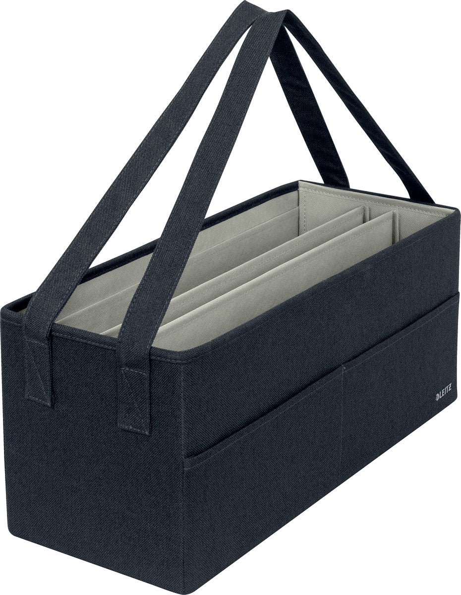 Sac de rangement pour hot desking en tissu Leitz - gris velours