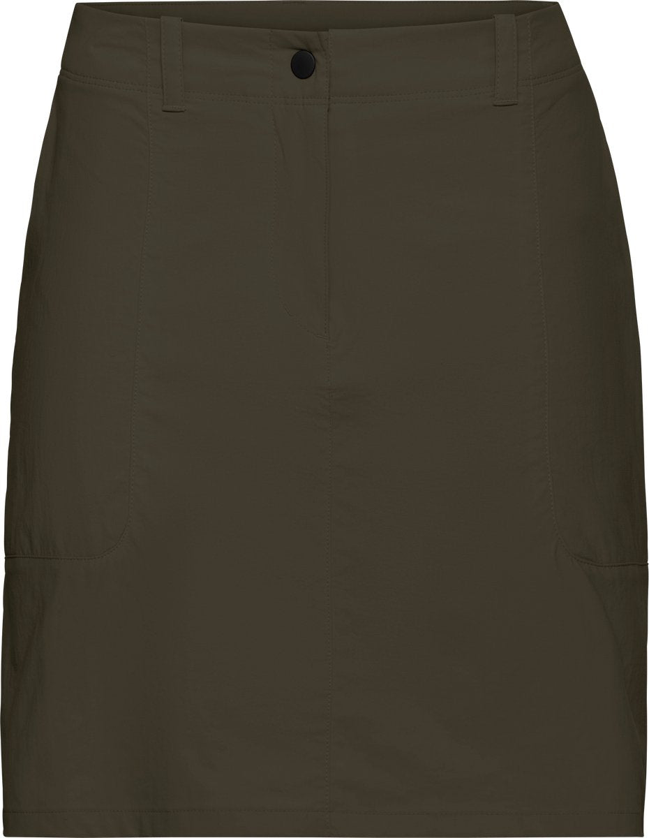 Jack Wolfskin Desert Skort W Jupe d'extérieur pour femme - Mousse d'obsidienne