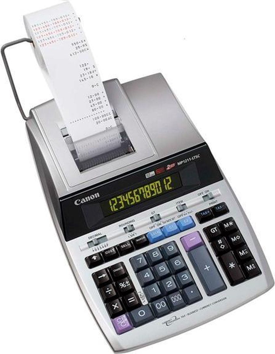 Calculatrice de bureau Canon mp1211-ltsc avec imprimante