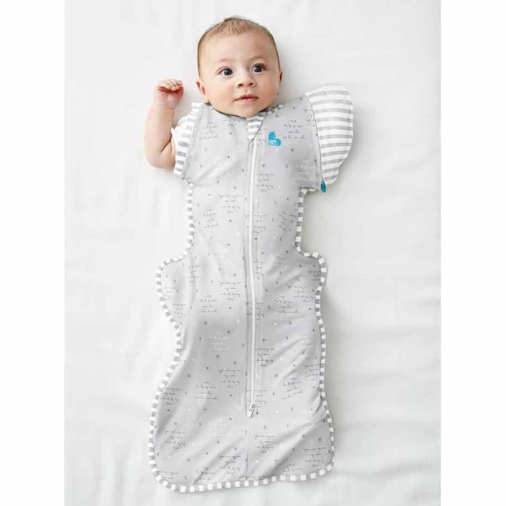 Amour pour rêver, j'adore le rêve de bébé en tissu emmaillant le sac de transition lite phase 2 m gris