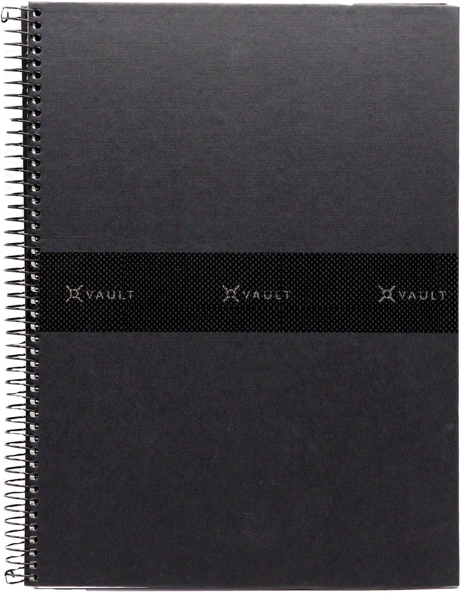 Bloc à spirales Kangaro Ancor - coffre-fort - format A4 - couverture rigide - avec diamant 5 mm - 2 pièces