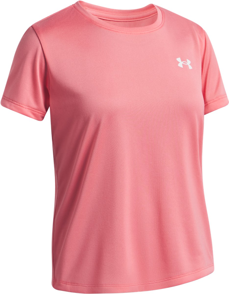 Under armour ua tech ssc-pnk chemise de sport pour filles - rose doux-amer - blanc
