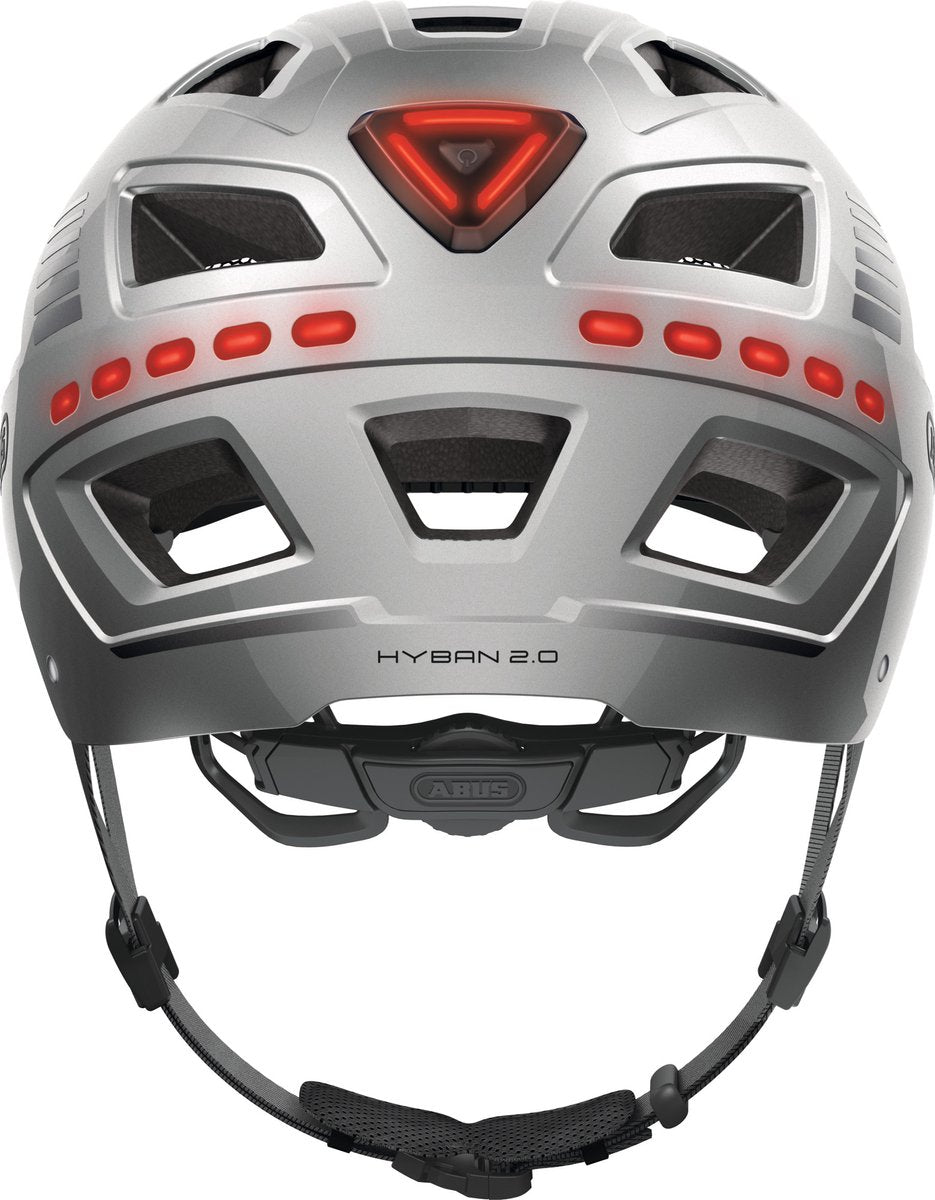 Abus Casque Hyban 2.0 Signal Silver XL 58-63CM