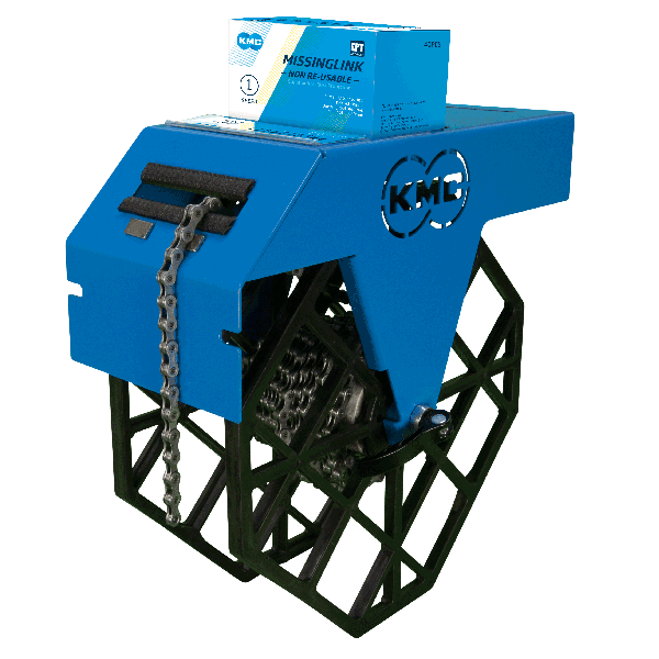 Solder de rouleau de chaîne de vélos KMC - Bleu - 1 Haspel - Atelier