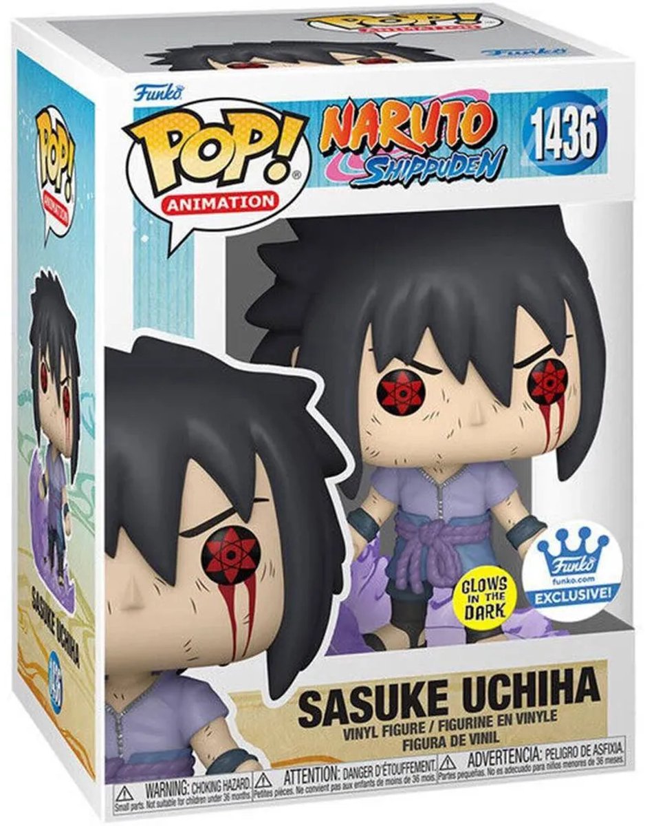 Funko-pop ! animation : naruto - sasuke ichiha amaterasu #1436 édition spéciale gitd