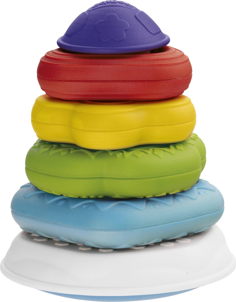 Tour à anneaux Tiamo chicco 2 en 1 - trieur de formes