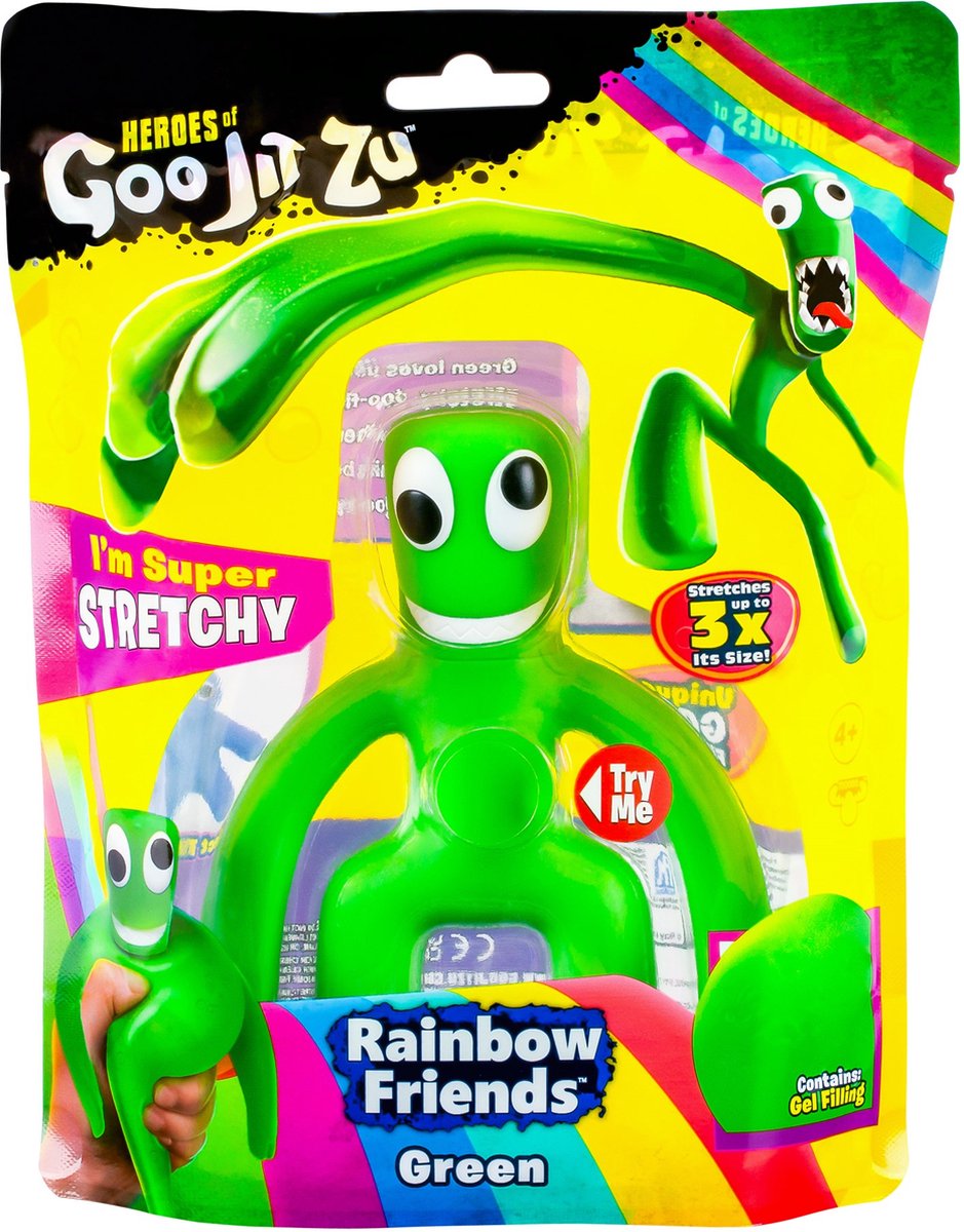 Goo jit zu - amis arc-en-ciel-vert | 2 pièces