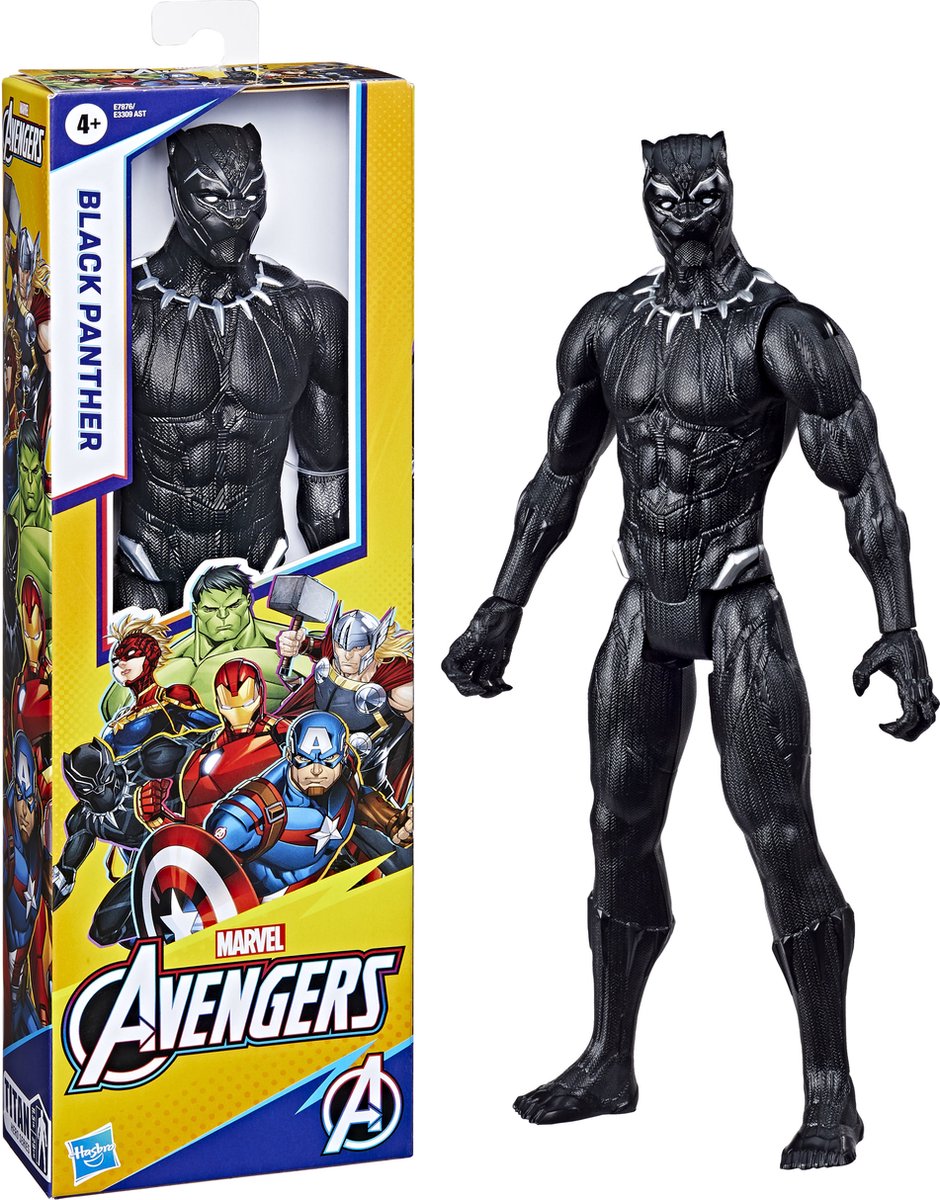 Marvel avengers titan héros panthère noire 30cm