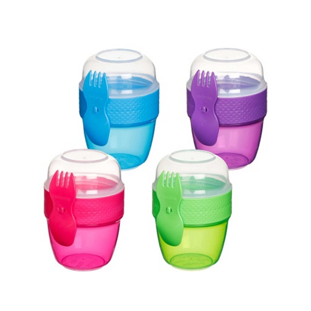 Sistema to go snack capsule + fourchette-cuillère 515 ml