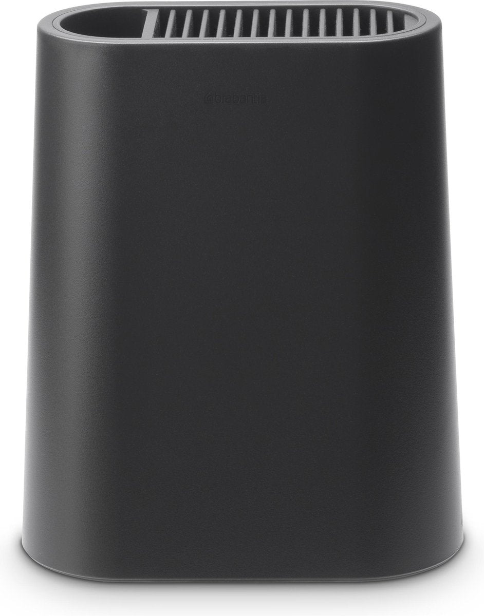 Bloc à couteaux universel profilé Brabantia - sans couteaux - gris foncé