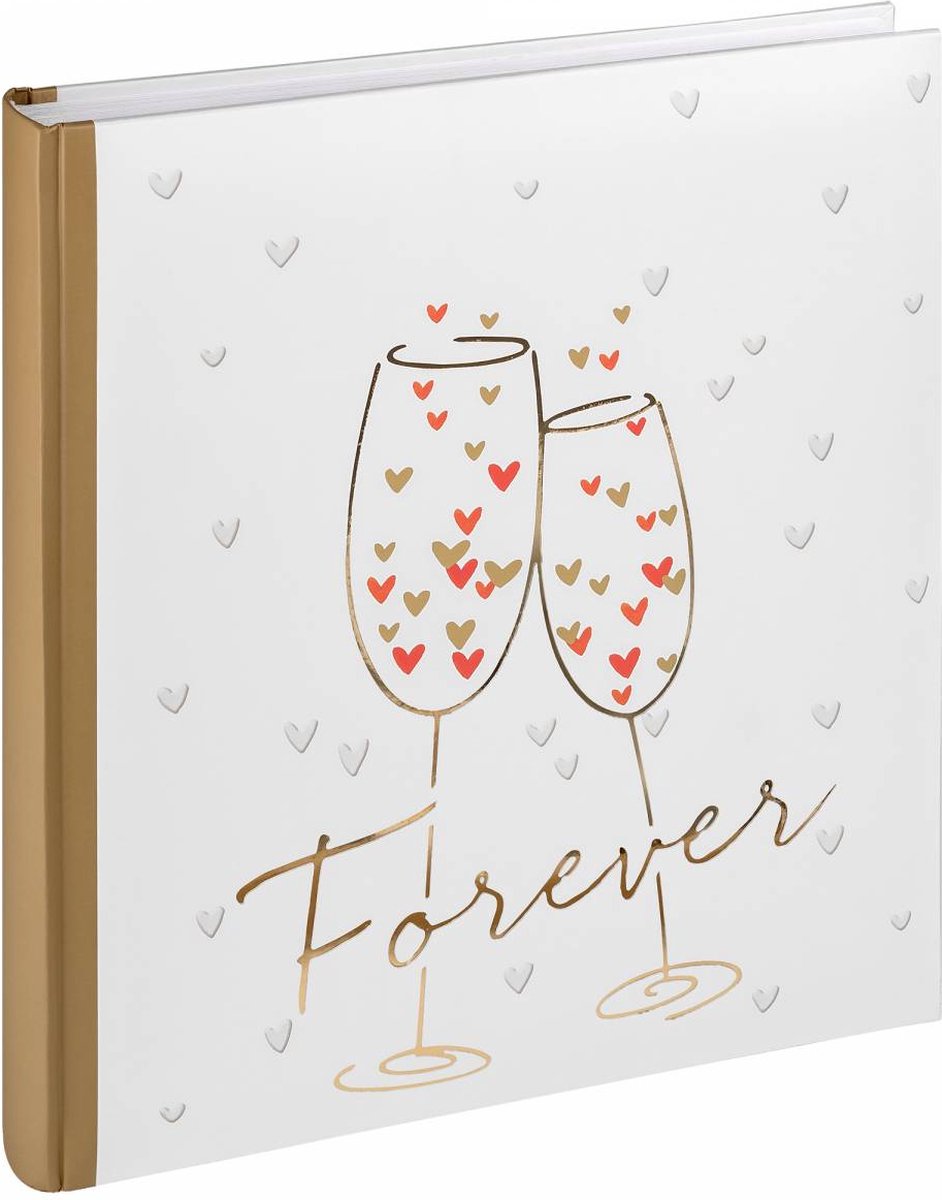 Walther uh-162 cheers - album de mariage - taille 28 x 30,5 cm - blanc