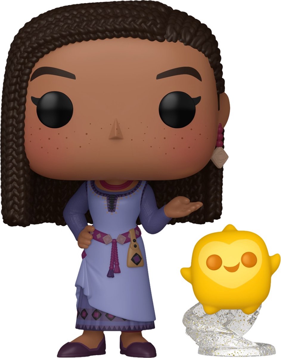 Funko-pop ! disney : souhait - asha avec étoile
