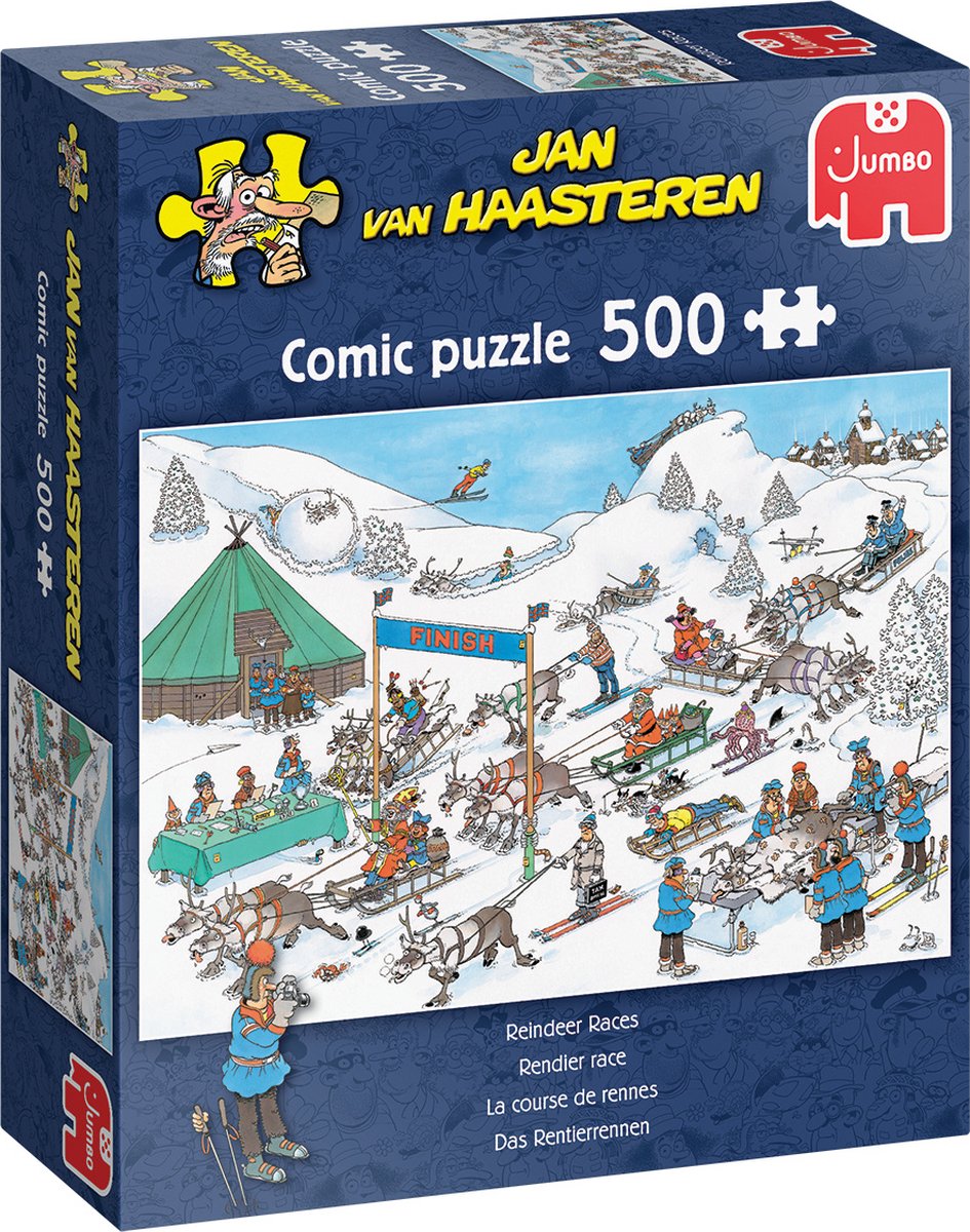 Jan van Haasteren - Course de rennes - Puzzle 500 pièces