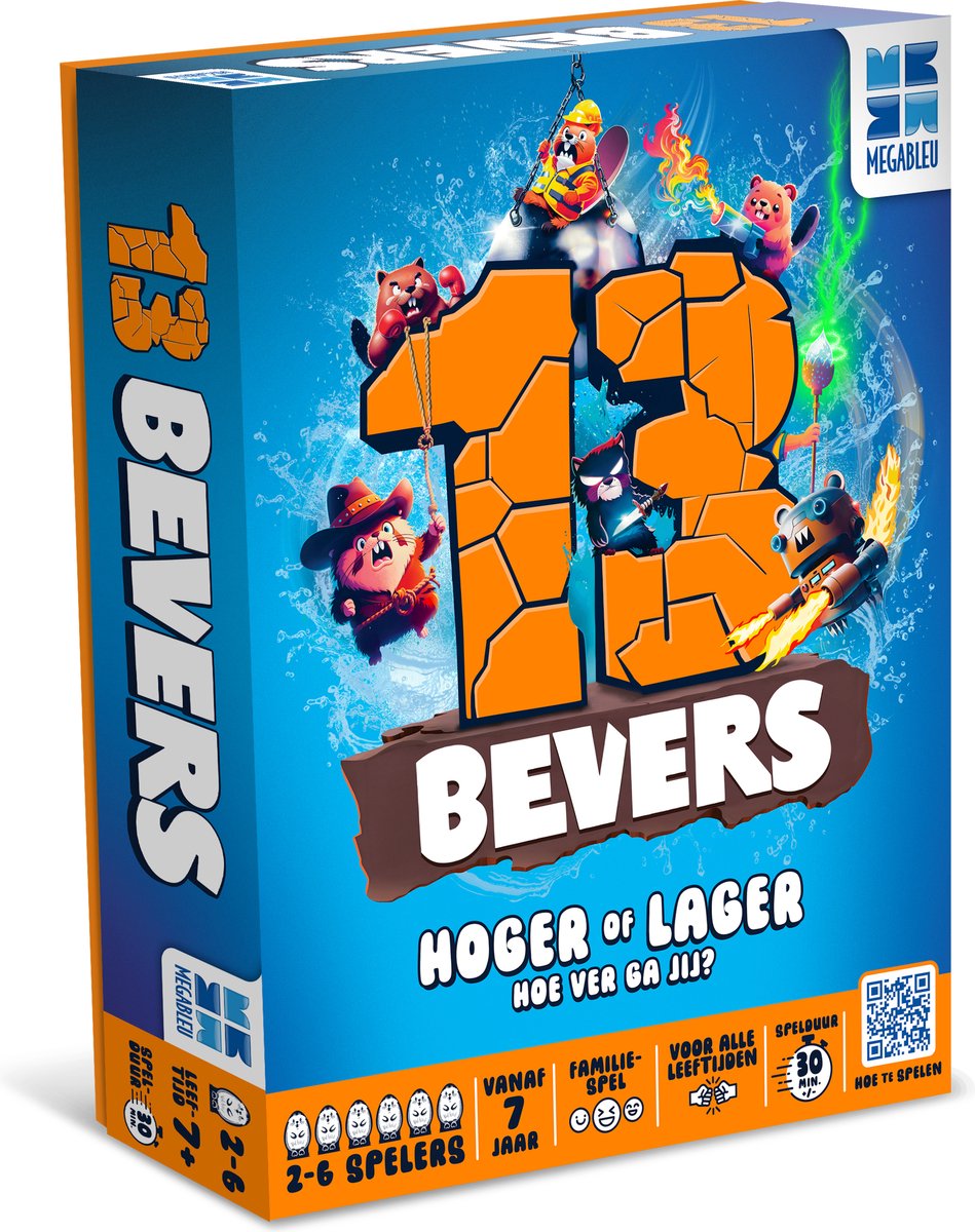 Jeu de société Megableu 13 castors