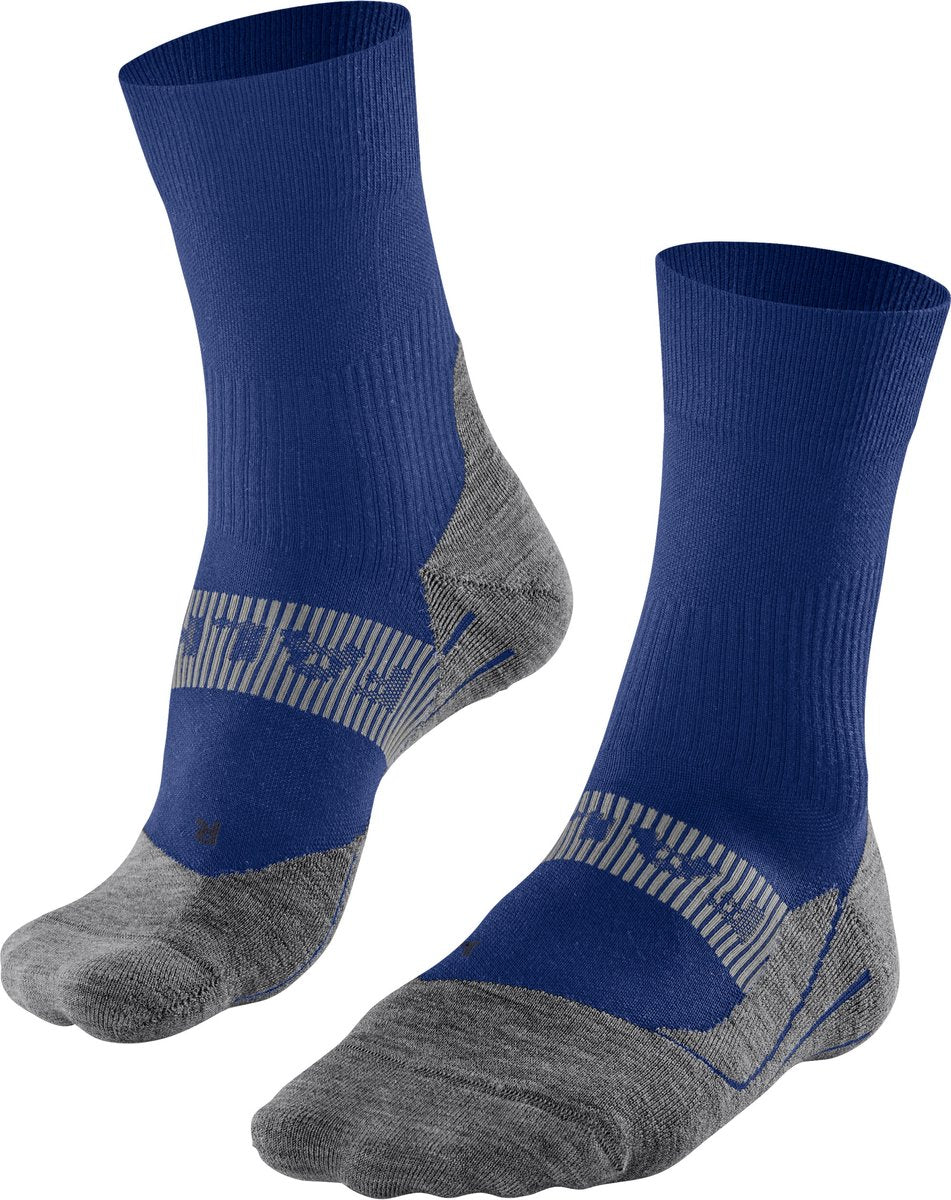 Falke ru4 cool chaussettes de course en matériau fonctionnel anti-ampoules hommes bleu - taille 44-45