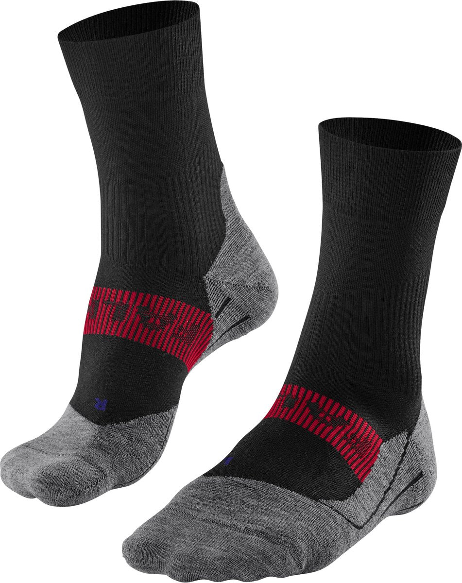 Falke ru4 cool chaussettes de course en matériau fonctionnel anti-ampoules femme noir - taille 37-38