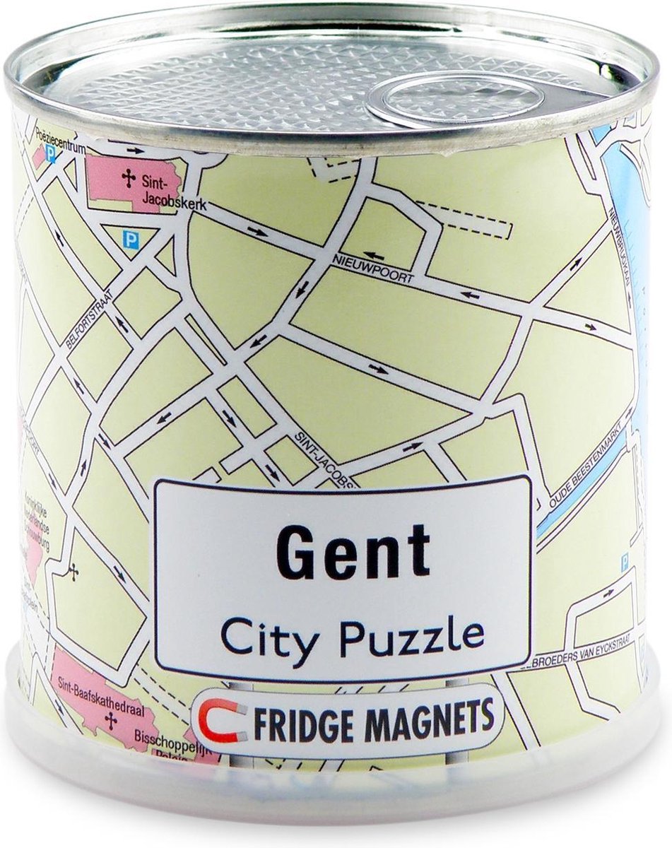 City puzzle gent - puzzle - magnétique - 100 pièces de puzzle