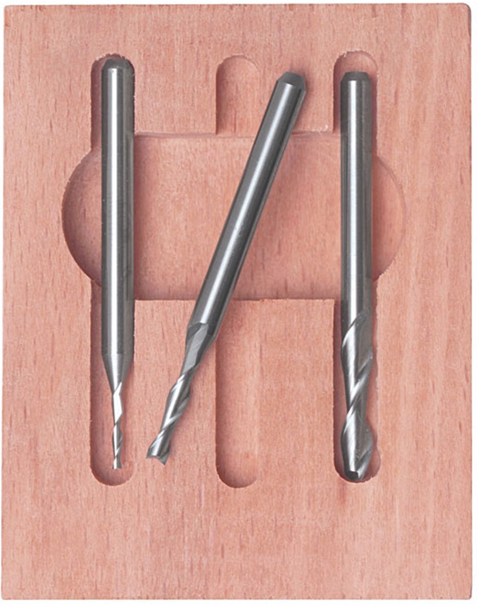 Proxxon - métal dur. Jeu de fraises à queue 3 pièces. (pr27116) - kits de construction de modèles, jouets de construction de loisirs pour enfants, peinture de modèles et accessoires