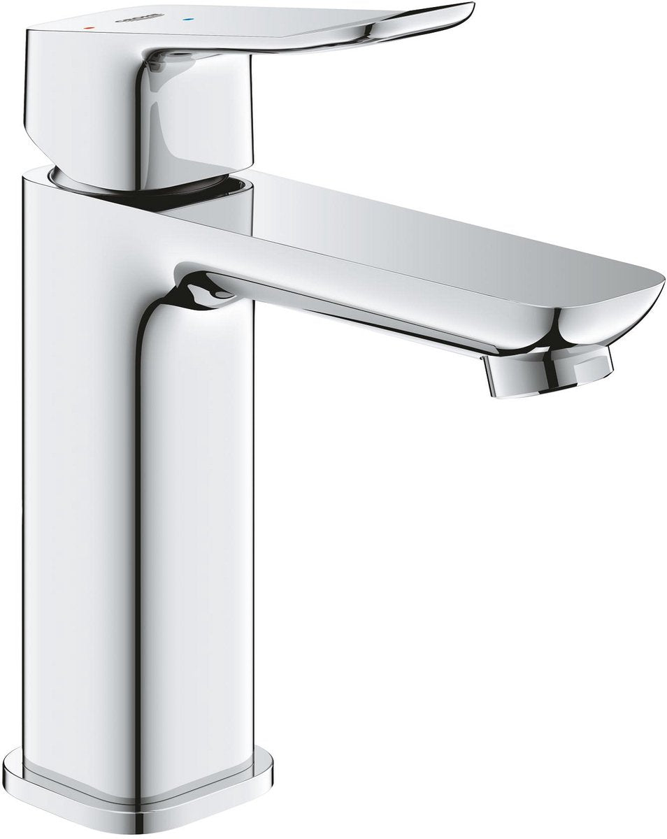 Mitigeur lavabo Grohe Dice - taille M - économie d'eau - économie d'énergie - avec vidage push-open - chrome