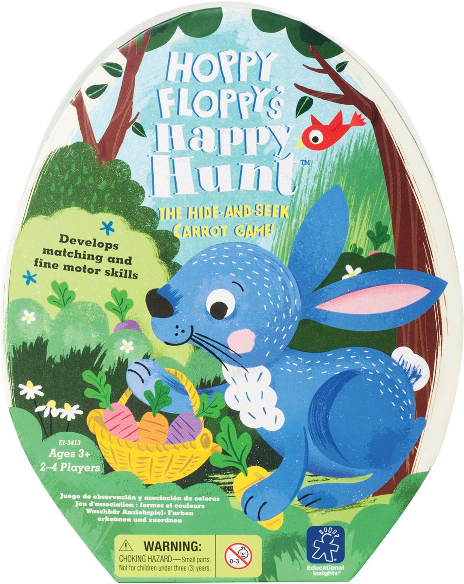 Ressources d'apprentissage jeu de disquettes houblonnées Happy Hunt™ - 3+