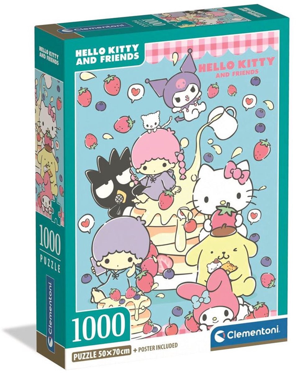 Clementoni – 37117 – puzzle – 1000 pièces – Hello Kitty